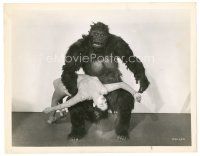 8j148 CAPTIVE WILD WOMAN 8x10 still '43 best image of fake ape carrying unconscious Acquanetta!