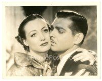 8j158 CHAINED 8x10 still '34 great close up of Clark Gable with sad Joan Crawford!