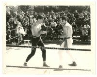 8j187 CONFLICT 8x10 still '36 young boxer John Wayne in boxing ring with Ward Bond!