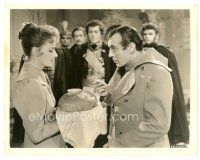 8j191 CONQUEST 8x10 still '37 Charles Boyer as Napoleon with Greta Garbo as Marie Walewska!