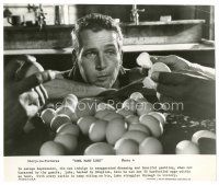 8j198 COOL HAND LUKE story-in-pictures 8x9.5 still #4 '67 Paul Newman in classic egg eating scene!