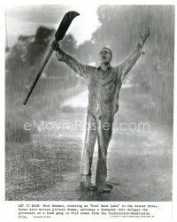 8j196 COOL HAND LUKE 7.75x9.75 still '67 classic scene w/Paul Newman welcoming the rain!