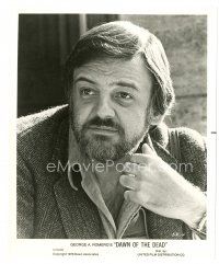 8j219 DAWN OF THE DEAD candid 8x10 still '79 head & shoulders close up of director George Romero!