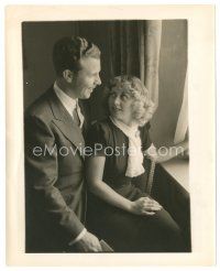 8j248 DICK POWELL/JOAN BLONDELL 8x10 still '30s Mr. & Mrs. not long after they were wed, by Mills!