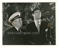 8j251 DICK TRACY deluxe 8x10 still '45 close up of Morgan Conway & Joseph Crehan by Sigurdson!