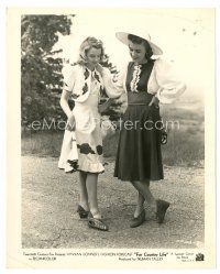 8j314 FASHION FORECAST NO. 6 8x10 still '40 women modeling the latest fashions For Country Life!