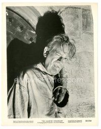 8j419 HAUNTED STRANGLER 8x10 still '58 close up of demented Boris Karloff standing in doorway!