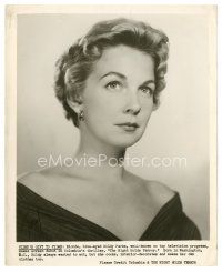8j429 HILDY PARKS 8x10 still '55 head & shoulders portrait of the TV star now in movies!