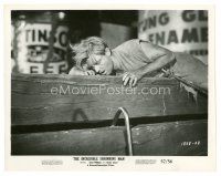 8j463 INCREDIBLE SHRINKING MAN 8x10 still '57 exhausted Grant Williams in title role!