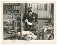 8j470 INVISIBLE MAN 8x10 still R1947 great image of bandaged Claude Rains in laboratory!