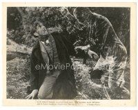 8j471 INVISIBLE MAN RETURNS 8x10 still R48 great special effects image of Vincent Price attacking!