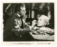 8j609 MAD MAGICIAN 8x10 still '54 cool image of Vincent Price as crazy magician sculpting mask!