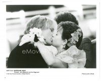8j616 MAKING MR. RIGHT 8x10 still '87 close up of John Malkovich kissing pretty Ann Magnuson!