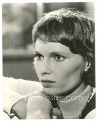 8j656 MIA FARROW 7.5x9.5 still '60s extreme close up of the beautiful young star!