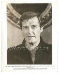 8j671 MOONRAKER 8x10 still '79 Roger Moore as James Bond in his famous prowling outfit!