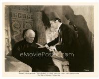 8j685 MUMMY'S TOMB 8x10 still R48 Turhan Bey checks to see if old man is dead or alive!