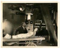 8j700 MYSTERY OF THE WAX MUSEUM 8x10 still '33 disfigured Atwill w/ Fay Wray in lab by Welbourne!
