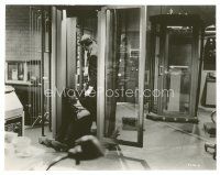 8j781 RETURN OF THE FLY 7.25x9.25 still '59 man with unconscious Brett Halsey by machine in lab!