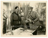 8j839 SHANGHAI EXPRESS 8x10 still '32 Clive Brook in great staredown with Warner Oland!