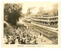 8j848 SHOW BOAT 8x10 still '36 great image of Cotton Palace floating theater & paddlewheeler!