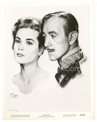 8j886 SWAN 8x10 still '56 art of Grace Kelly & Alec Guinness by Morr Kusnet!