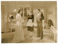 8j932 TOVARICH 7.25x9.5 still '37 sexy Claudette Colbert in maid outfit w/Charles Boyer & Louise!