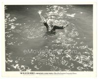8j976 WE'RE IN THE MONEY 8x10 still '35 fully clothed Joan Blondell drowning & calling for help!