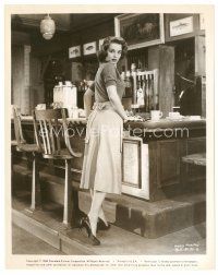 8j984 WILD ONE 8x10 still R60 cool image of sexy waitress Mary Murphy at counter!