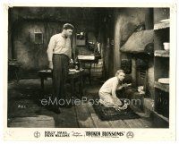 8j125 BROKEN BLOSSOMS deluxe English 8x10 still '36 Dolly Haas cowers in fear from her boxer father!