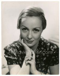 8j254 DITA PARLO English 8x10 still '37 image of the pretty blonde actress, Mademoiselle Docteur!