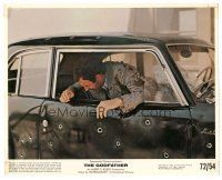 8j385 GODFATHER 8x10 mini LC '72 James Caan caught in crossfire at toll booth, Coppola classic!
