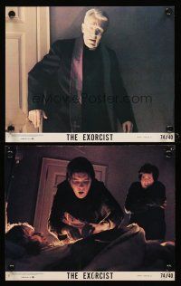 8k415 EXORCIST 2 8x10 mini LCs '74 William Friedkin horror classic, Max Von Sydow!