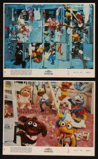 8k463 MUPPETS TAKE MANHATTAN 2 8x10 mini LCs '84 Jim Henson & Frank Oz shown, Miss Piggy & Kermit!