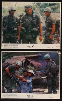 8k476 PLATOON 2 8x10 mini LCs '86 Oliver Stone, Tom Berenger, Willem Dafoe, Vietnam War!