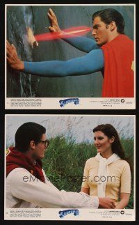 8k503 SUPERMAN III 2 8x10 mini LCs '83 comic book hero Christopher Reeve w/pretty Annette O'Toole!