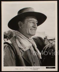 8k328 COMANCHEROS 3 8x10 stills '61 cool images of cowboy John Wayne & scalped Lee Marvin!