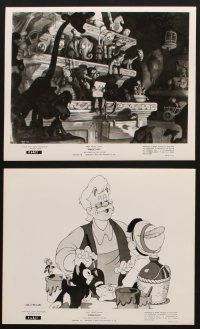 8k021 PINOCCHIO 19 8x10 stills R62 Disney classic cartoon about a wooden boy who wants to be real!