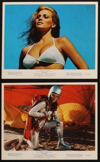 8k176 FATHOM 6 color 8x10 stills '67 sexy nearly-Welch in skydiving gear + in sexy outfits!