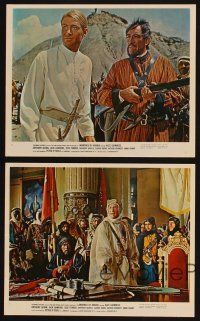 8k281 LAWRENCE OF ARABIA 4 color 8x10 stills '63 David Lean classic, Peter O'Toole & Anthony Quinn!