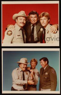 8k366 MISADVENTURES OF SHERIFF LOBO 3 TV color 8x10 stills '79 Claude Akins in title role!
