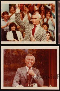 8k308 TONIGHT SHOW 4 TV color 8x10 stills '70s cool images of Johnny Carson & Doc Severinsen!