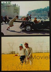 8k208 TWO FOR THE ROAD 6 color 6.75x9.5 stills '67 images of Audrey Hepburn & Albert Finney!