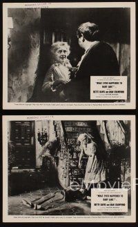 8k313 WHAT EVER HAPPENED TO BABY JANE? 4 English FOH LCs '62 scariest Bette Davis & Joan Crawford!