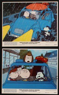 8k214 BON VOYAGE CHARLIE BROWN 5 8x10 mini LCs '80 Peanuts, Snoopy, created by Charles M. Schulz!