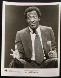 8k564 BILL COSBY: HIMSELF presskit '83 great images of the black African-American comic on stage!