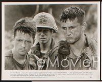 8k588 CASUALTIES OF WAR presskit '89 Michael J. Fox, Sean Penn, directed by Brian De Palma!