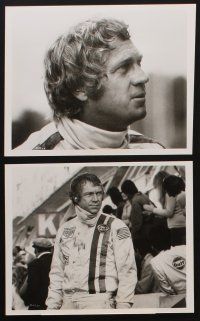 8k761 LE MANS presskit '71 great images of race car driver Steve McQueen!