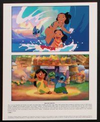 8k769 LILO & STITCH presskit '02 Disney Hawaiian sci-fi fantasy cartoon!