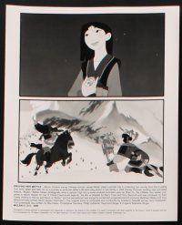 8k808 MULAN presskit '98 Walt Disney Ancient China cartoon, cool animated action!