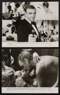 8k815 NEVER SAY NEVER AGAIN presskit '83 Sean Connery as James Bond, Kim Basinger, Max Von Sydow